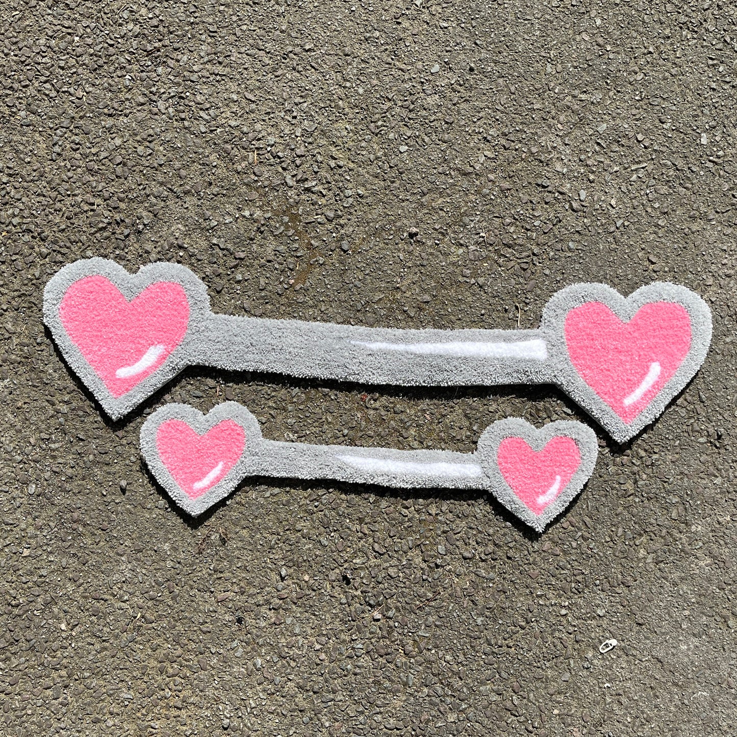 Herz Piercing Teppich