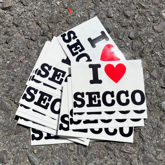 I ❤️ Secco Sticker