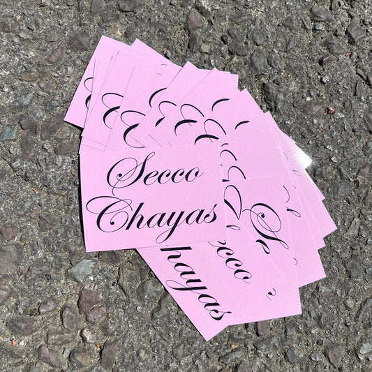 Secco Chayas Sticker