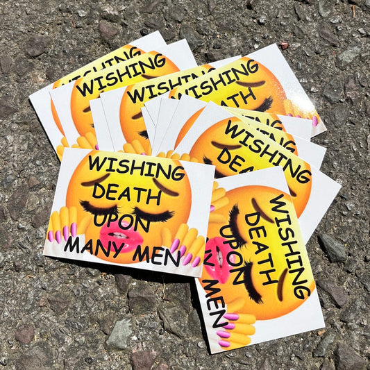 Many Men Sticker